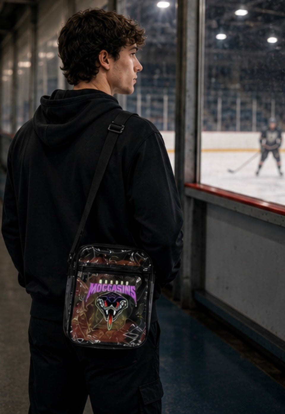 Fang Clear Crossbody Bag