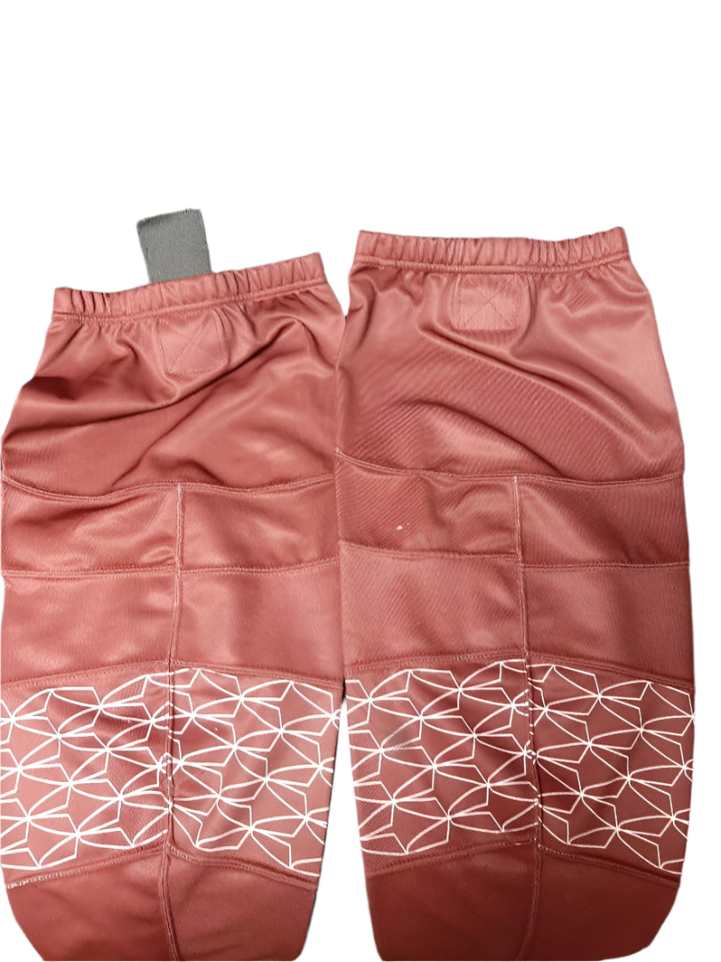 Game-Worn Maroon Hockey Socks