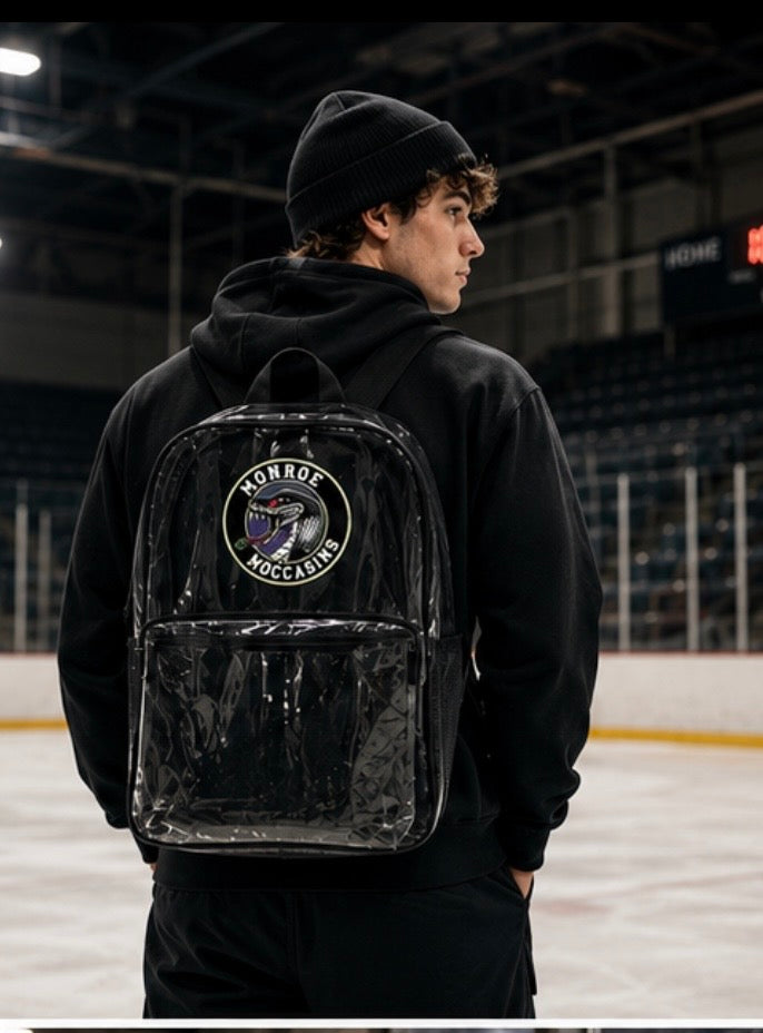 Monroe Moccasins Clear Backpack