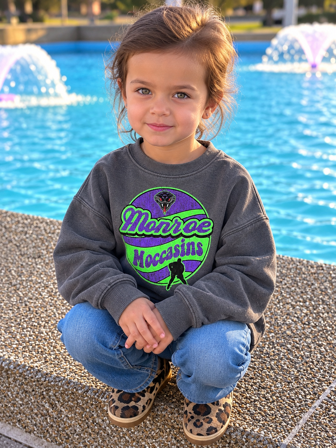 Youth Moccasins Classic Crewneck