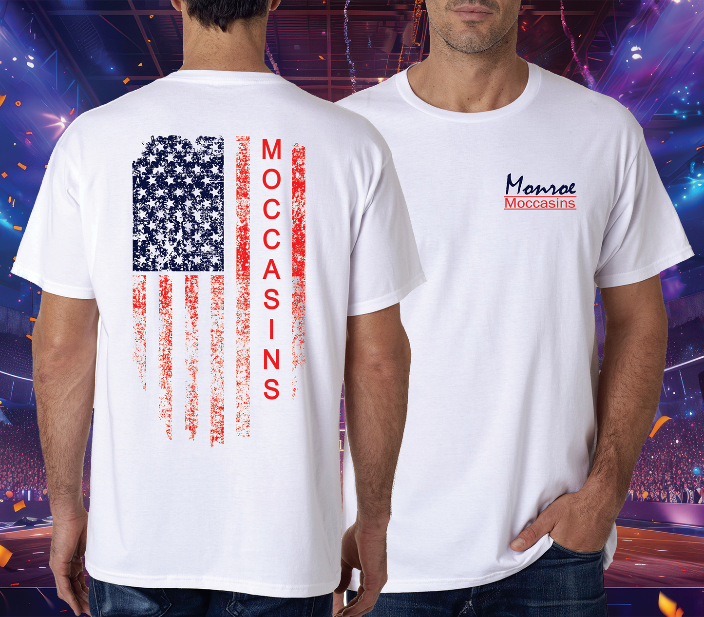 Moccasins American Flag Shirt